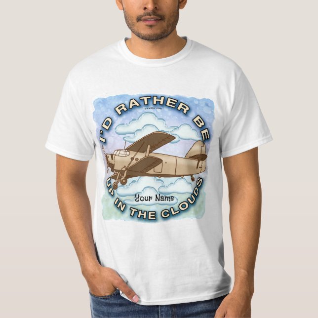 Camiseta Nuvens Avião (Frente)