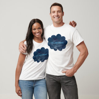 Camiseta Nuvens Azuis Coloridas