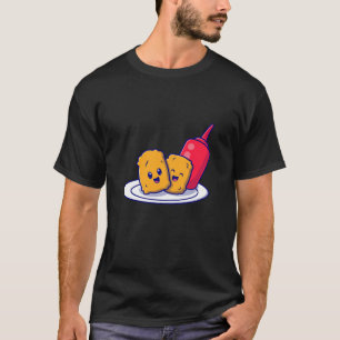 Camiseta Nuvens Bonitas Sorriem Com O Cartoon De Molho