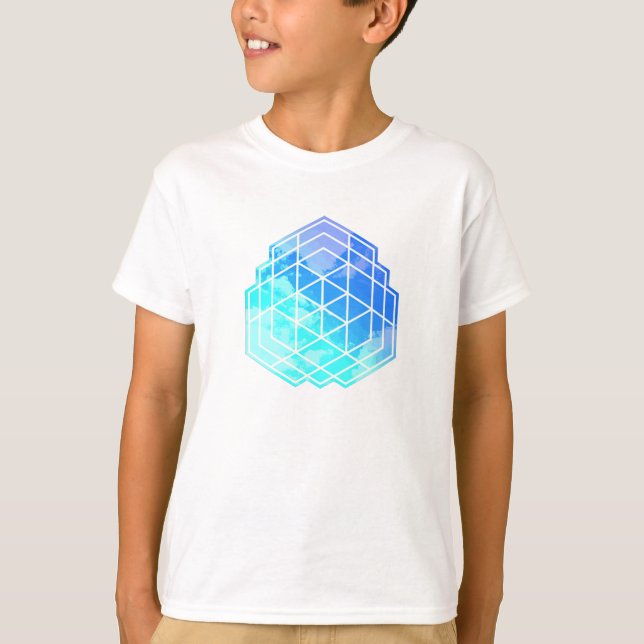 Camiseta Nuvens de Geometria (Frente)