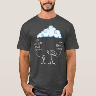 Camiseta Nuvens De Mens, Principalmente Feitas De Linu E Se