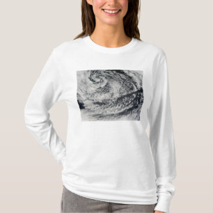 Camiseta nuvens de onda Navio-onda-dadas forma 2