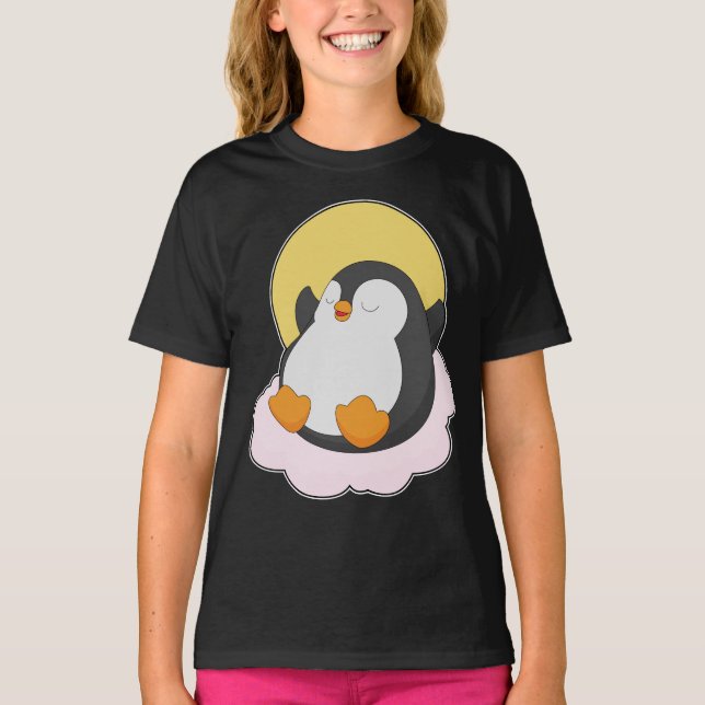 Camiseta Nuvens de pinguim (Frente)