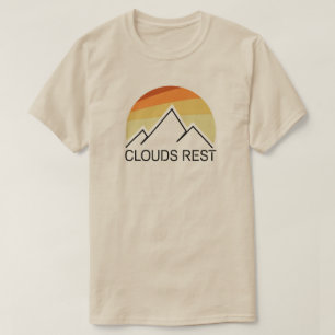 Camiseta Nuvens Descansam Montanha Yosemite Retro
