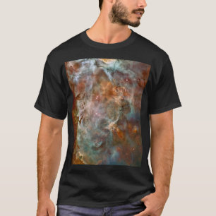 Camiseta Nuvens Escuras da Nebulosa de Carina Hubble Espaço
