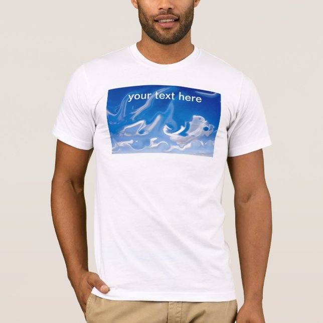 Camiseta nuvens fantasmas (Frente)