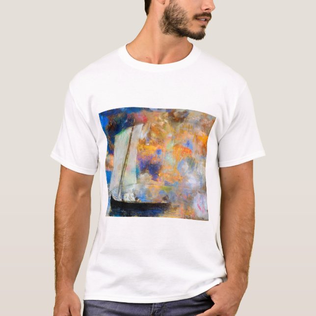 Camiseta Nuvens Flores, Redon (Frente)