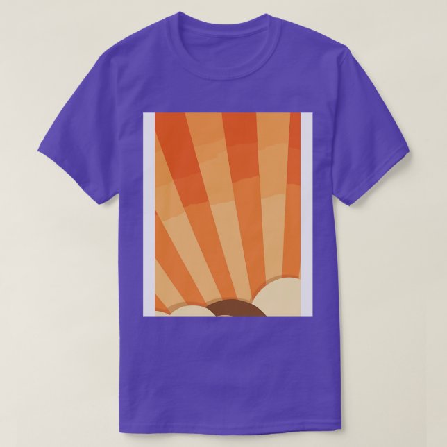 Camiseta Nuvens Laranja 1 (Frente do Design)