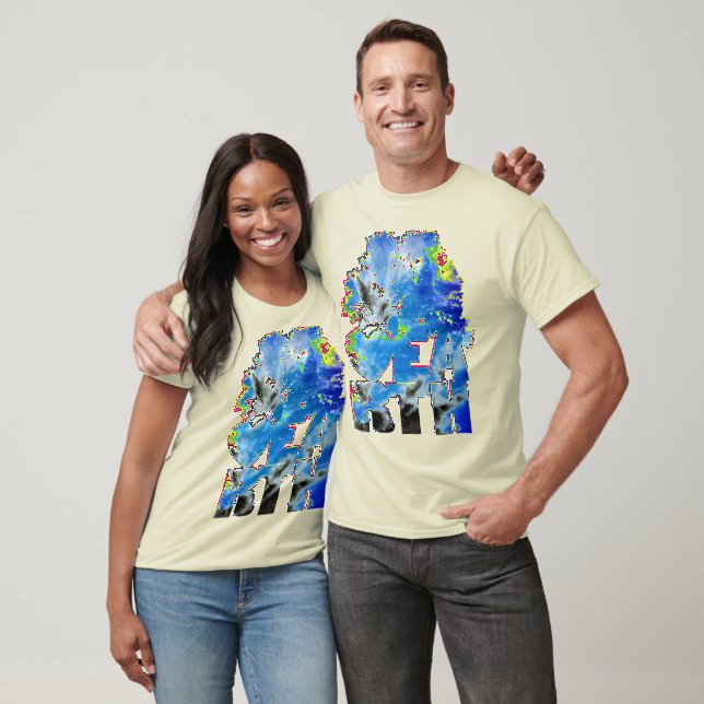 Camiseta Nuvens Leves - Azul (Unissex)
