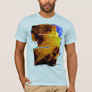 Camiseta Nuvens Leves - Dourado
