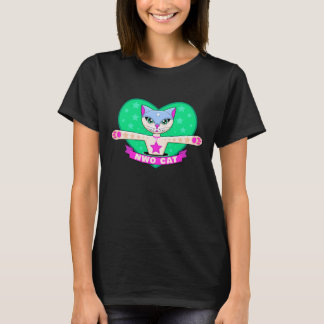 Camiseta NWO Cat (escuro)