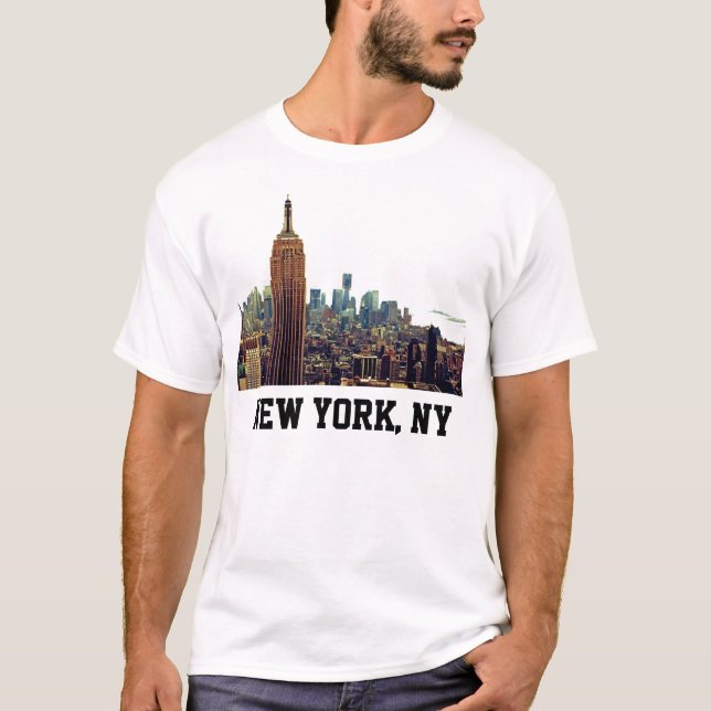Camiseta NY City Skyline ESB, LM 7 (Frente)