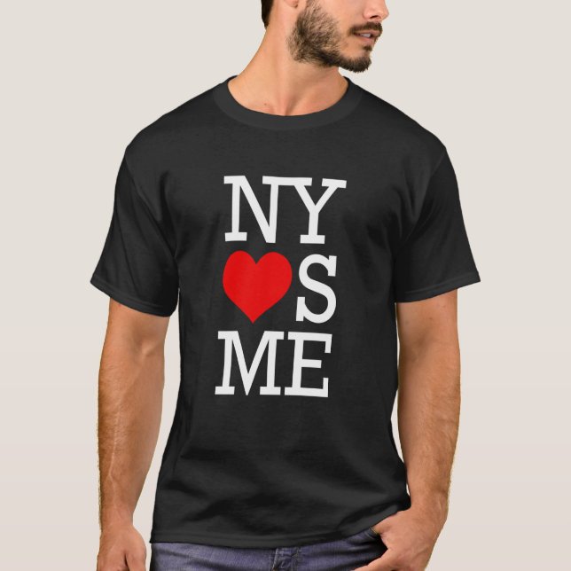 Camiseta NY Me Ama Eu Coração Nova York (Frente)
