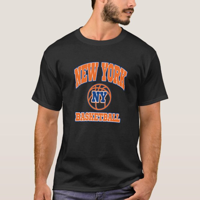 Camiseta Ny, Orgulho Ny de Ventilador de Basquete (Frente)