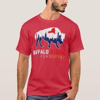 Camiseta NY Skyline Flag Buffalo Forte Reze Para Buffalo