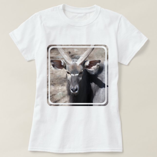 Camiseta Nyala masculino (Frente do Design)