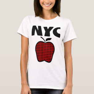 Camiseta NYC - Apple grande com todas as 5 cidades