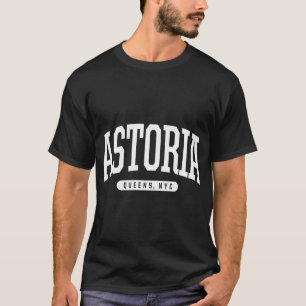 Camiseta Nyc Borough Astoria Queens Nova York