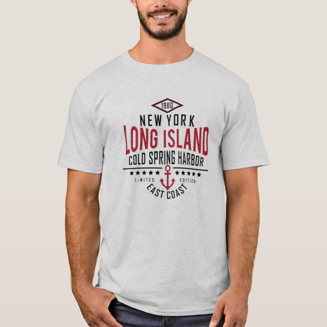 Camiseta NYC Borough South Shore Long Island New York  (Frente)