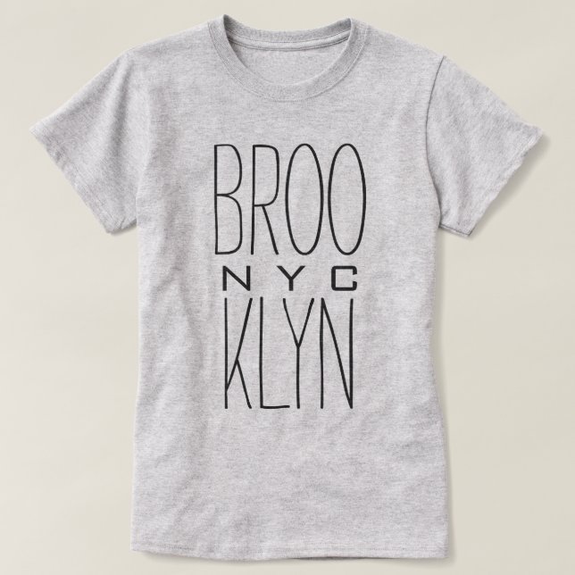Camiseta NYC Brooklyn (Frente do Design)
