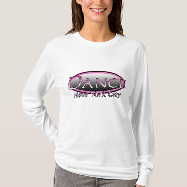 Camiseta NYC Dance Hot Pink Hoodie WHT (Frente)