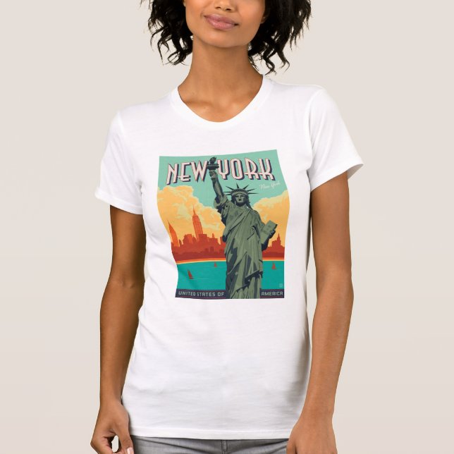 Camiseta NYC - Lady Liberty (Frente)