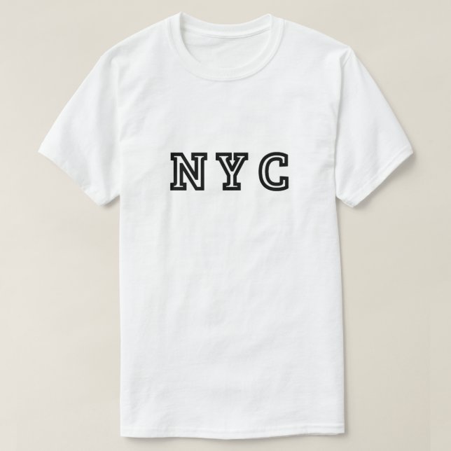 Camiseta NYC - Nova Iorque (Frente do Design)