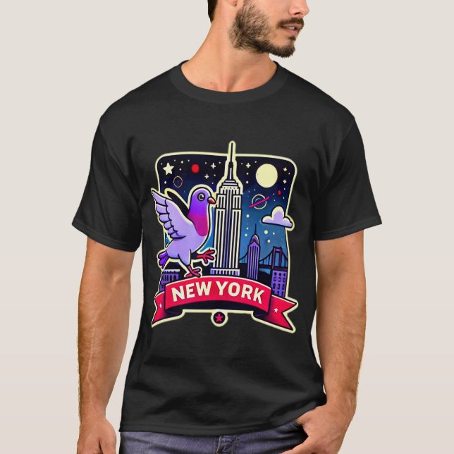 CAMISETA NYC PIGEON 2 (Frente)