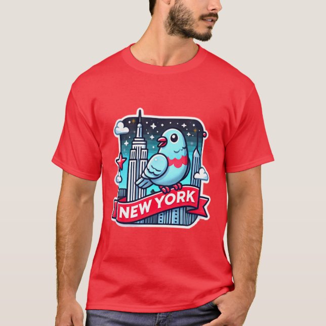 CAMISETA NYC PIGEON 5 (Frente)