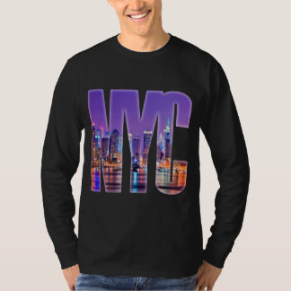 Camiseta NYC Skyline (Claro)