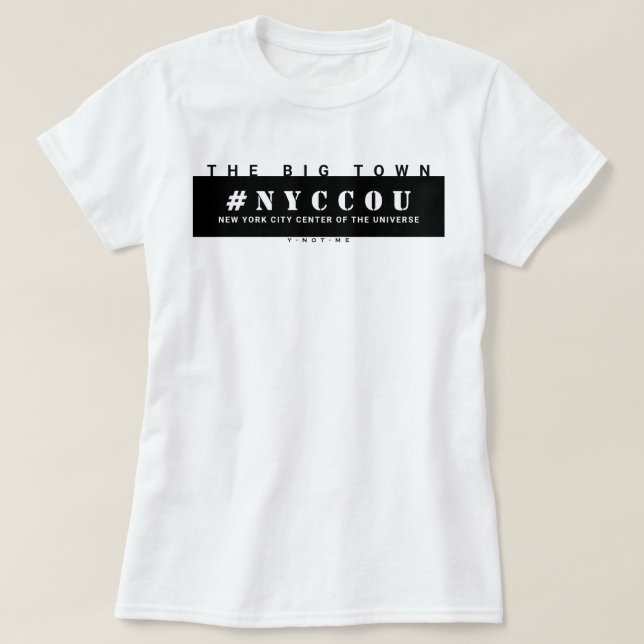 Camiseta NYCCOU #NYCCOU bl T-Shirt (Frente do Design)