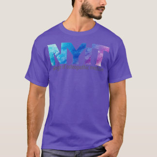 Camiseta NYITCOM BluePurple Watercolor sem estetoscópio