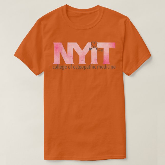 Camiseta NYITCOM Cor de Água Rosa (Frente do Design)