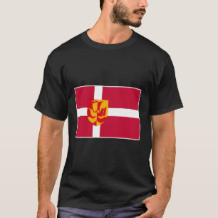 Camiseta Nykã ¸ Bing Falster Flag Roupa do Orgulho Nacional