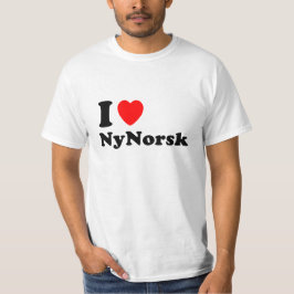 Camiseta Nynorsk por exemplo elskar