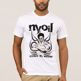Camiseta NYOIL aprova meu T da mensagem