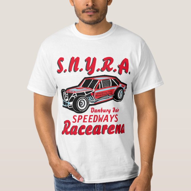 Camiseta NYRA Danbury Fair Speedways Vega Stock Car Racing (Frente)