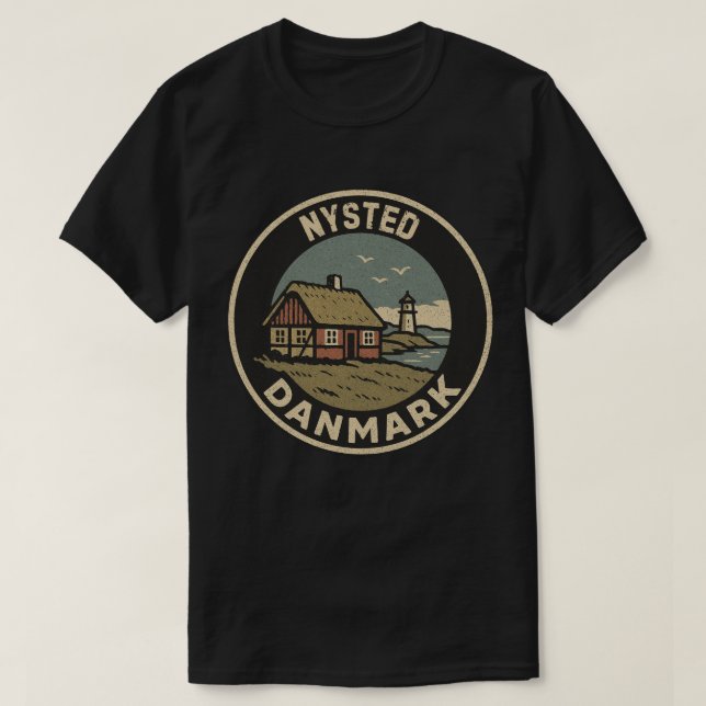 Camiseta Nysted, Dinamarca Danmark  (Frente do Design)