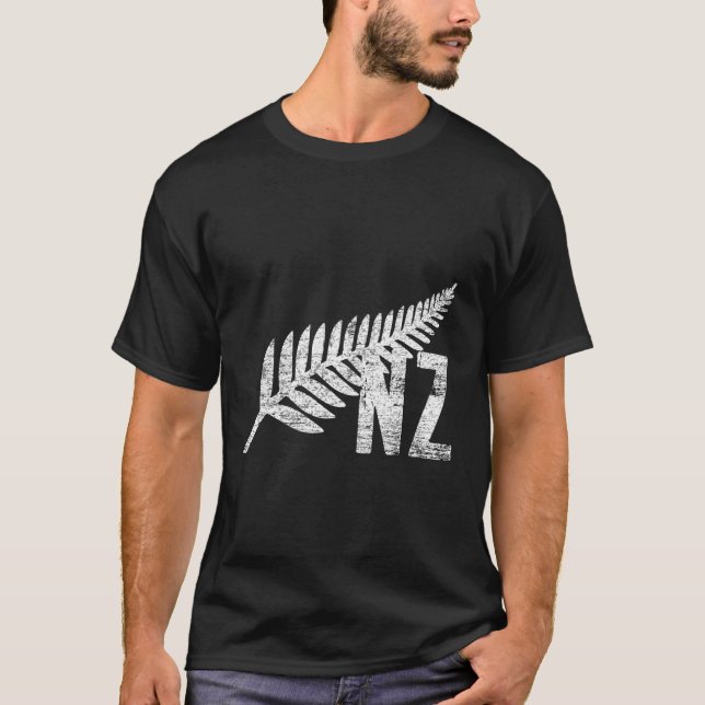 Camiseta Nz Silver Fern Nova Zelândia (Frente)
