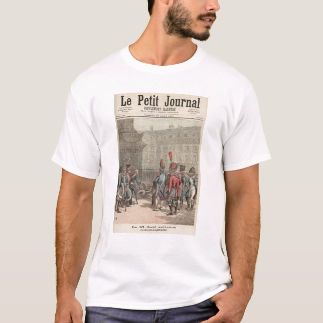 Camiseta O 15 de agosto de velho (Frente)