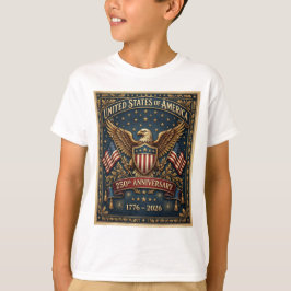 Camiseta O 250º da América Versão 1