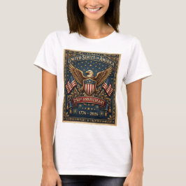 Camiseta O 250º da América Versão 1
