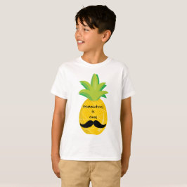 Camiseta O abacaxi com bigode é Legal