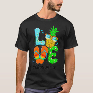 Camiseta O abacaxi flipflops ama a premiê de verão (48)