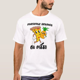 Camiseta O Abacaxi Pertence À Pizza
