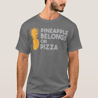 Camiseta O abacaxi pertence à Pizza dizendo Humor Hawaii T-