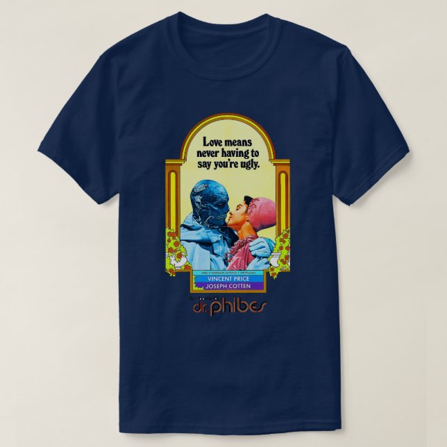 Camiseta O Abominável Dr. Phibes Poster (Frente do Design)