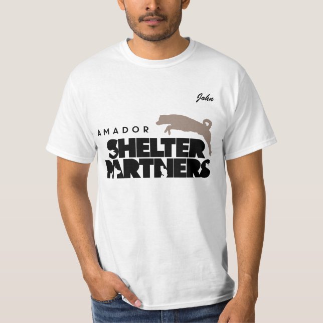 Camiseta O ABRIGO Partners o nome do costume do roupa do (Frente)