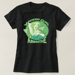 Camiseta O absinto mau da menina