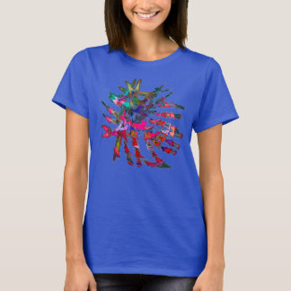 Camiseta O abstrato 1 de pensa a arte agora